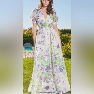 LATISTE NWT Cinched Waist Maxi Dress, Size M